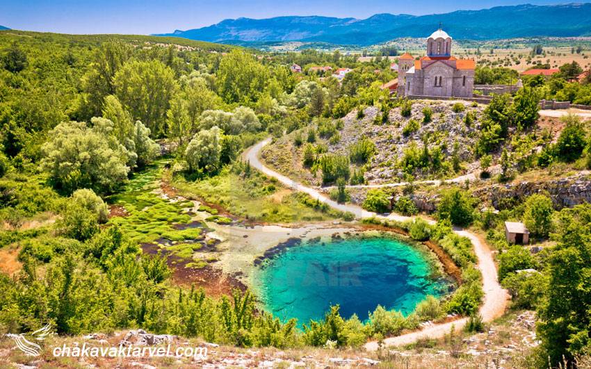 Modro oko رود ستینا Cetina River Blue Eye