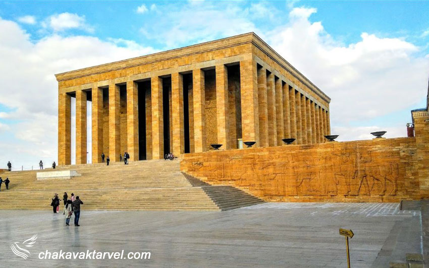آنیت کبیر موزه و مقبره آتاترک در آنکارا ترکیه