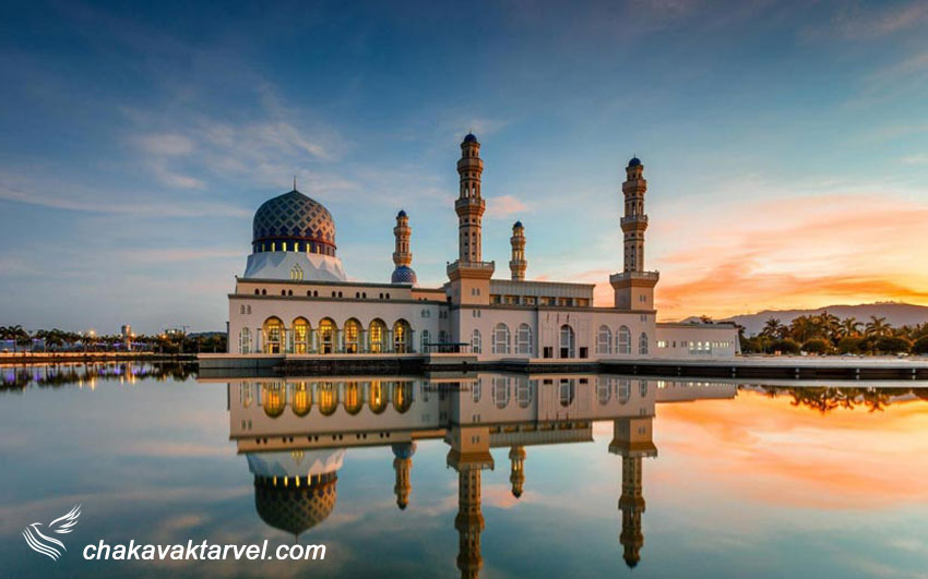 یکی از زیباترین مساجد دنیا در صباح مالزی