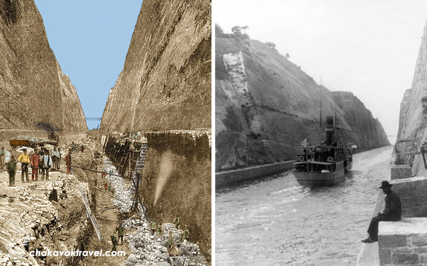 نگاهی به تاریخچه تاسیس ساخت کانال کورینس و مهندسی آن در کشور یونان